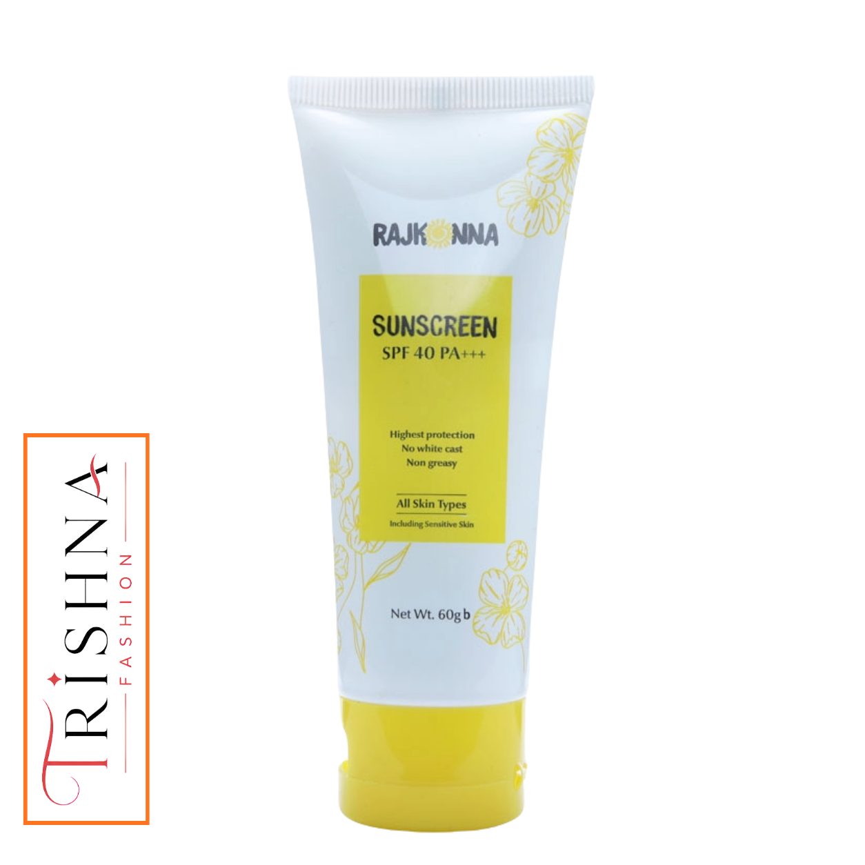 Rajkonna Sunscreen SPF 40 PA+++ – 60ml