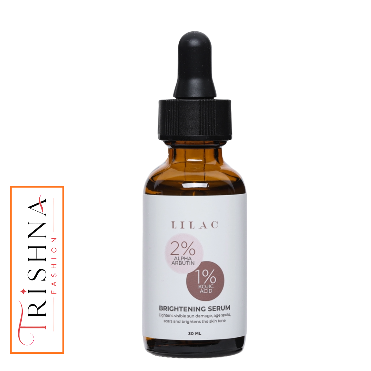 Lilac Brightening Serum With 2% Alpha Arbutin & 1% Kojic Acid (B) – 30ml