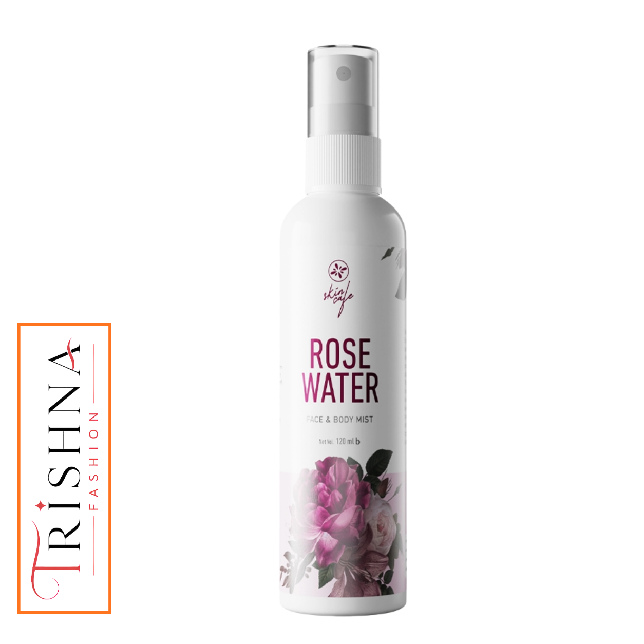 Skin Cafe 100% Natural Rose Water Face & Body Mist – 120ml