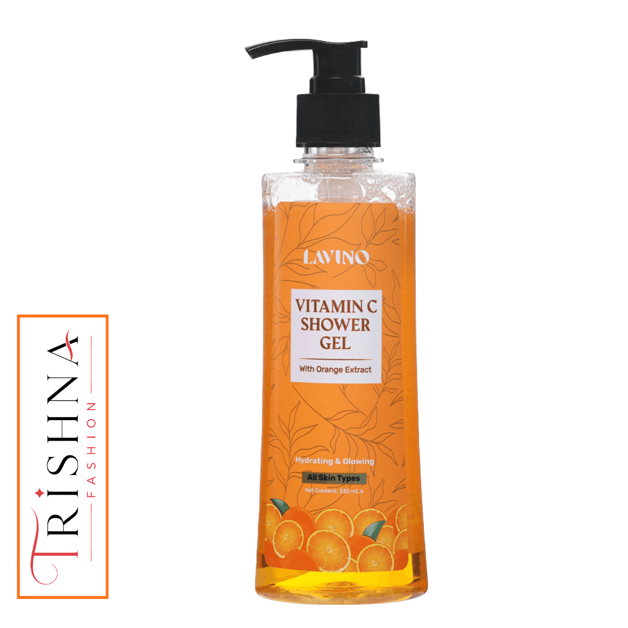 Lavino Hydrating & Glowing Shower Gel Vitamin C With Orange Extract – 330ml